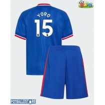 Manchester United Leny Yoro #15 Bortedraktsett Barn 2026-27 Kortermet (+ Korte bukser)